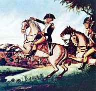 General Anthony Wayne on horseback